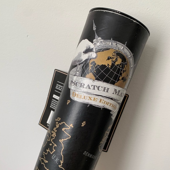 Decor Scratch Map Deluxe Edition Wall Hang - Picture 2 of 8